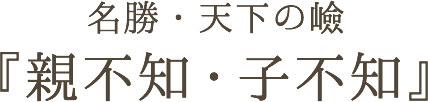 名勝・天下の嶮「親不知・子不知」